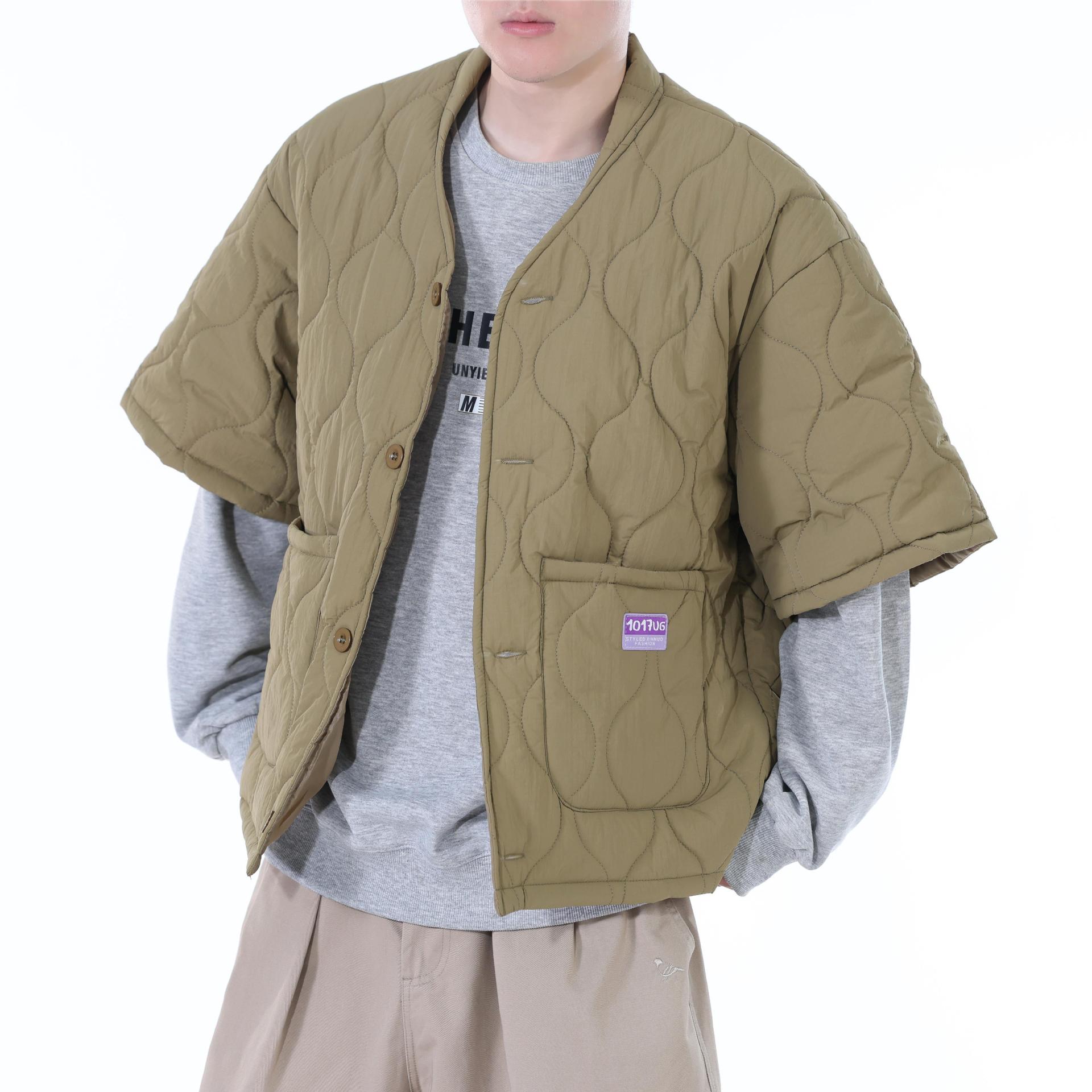 秋冬新作、メンズ用和風コットンコート、レトロスタイル、ゆった - Haori Japanese Jacket のレビューと価格
