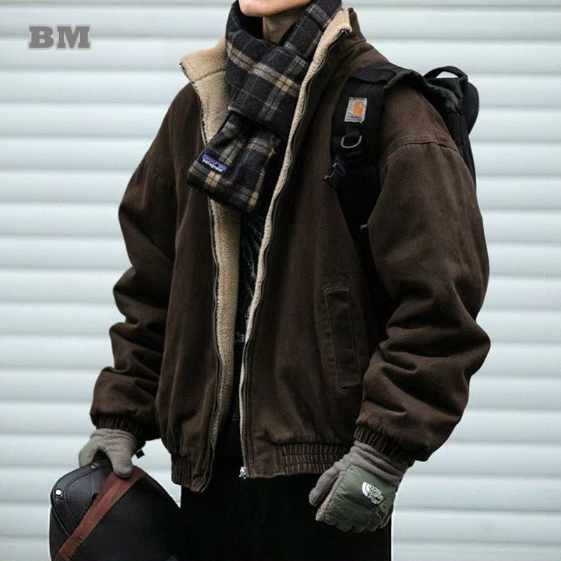 日本のヴィンテージポーラーフリースジャケット男性冬の高品質厚 - Haori Japanese Jacket のレビューと価格
