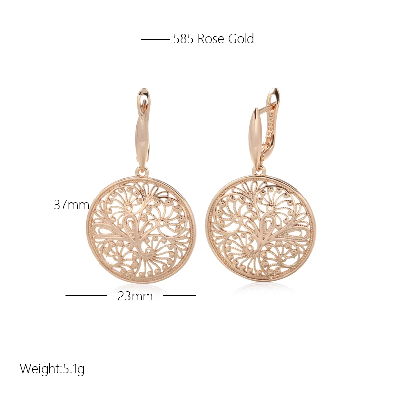 Wbmqda-女性用の花が付いた長い金属製のイヤリング,ヴィ - Ethnic Fashion In Dubai のレビューと価格