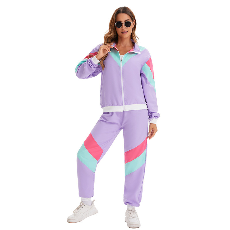 ハロウィンコスチューム 80年代 長ズボンセット ダンス衣装 - Ethnic Fashion Brand のレビューと価格