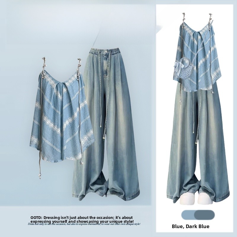 夏らしいデザインのセクシーなブルーエスニックスタイル、レース - Ethnic Fashion Design のレビューと価格