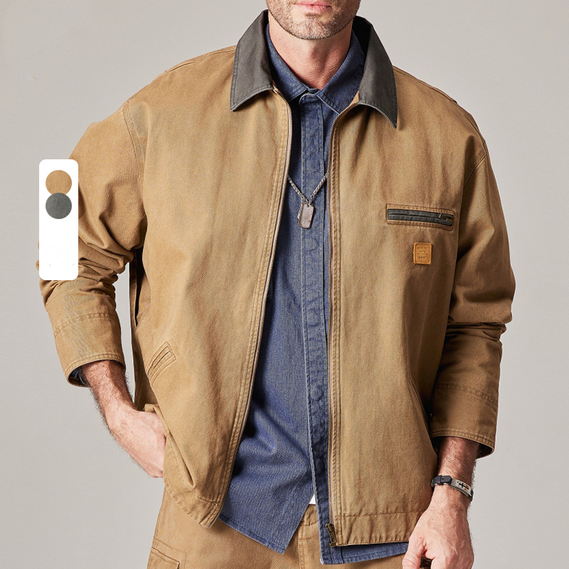 2024 秋冬新日本カーゴオールマッチジッパージャケットメン - Haori Japanese Jacket のレビューと価格